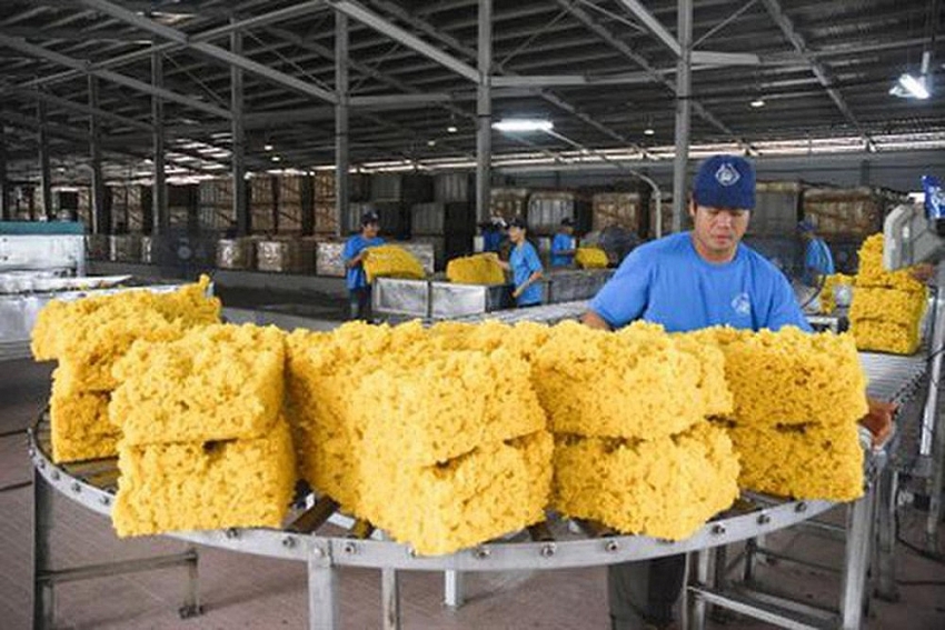 Les exportations nationales de caoutchouc se portent bien en mai